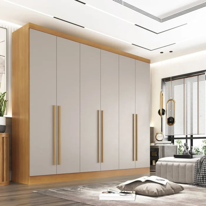 Guarda Roupa Casal 6 Portas 6 Gavetas Gramado 100% MDF