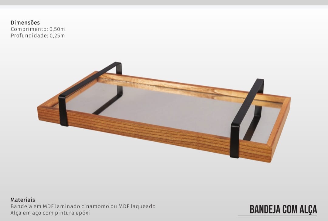 Bandeja com Alças