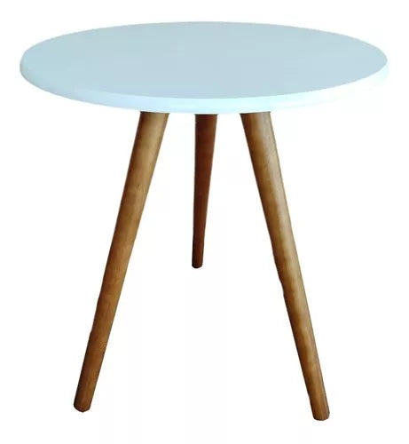 Mesa Redonda De Canto Pé Palito