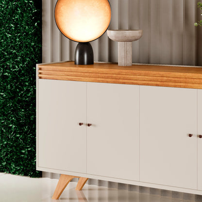 Buffet Sevilha 4 pts Off White/Naturale – MAVAULAR